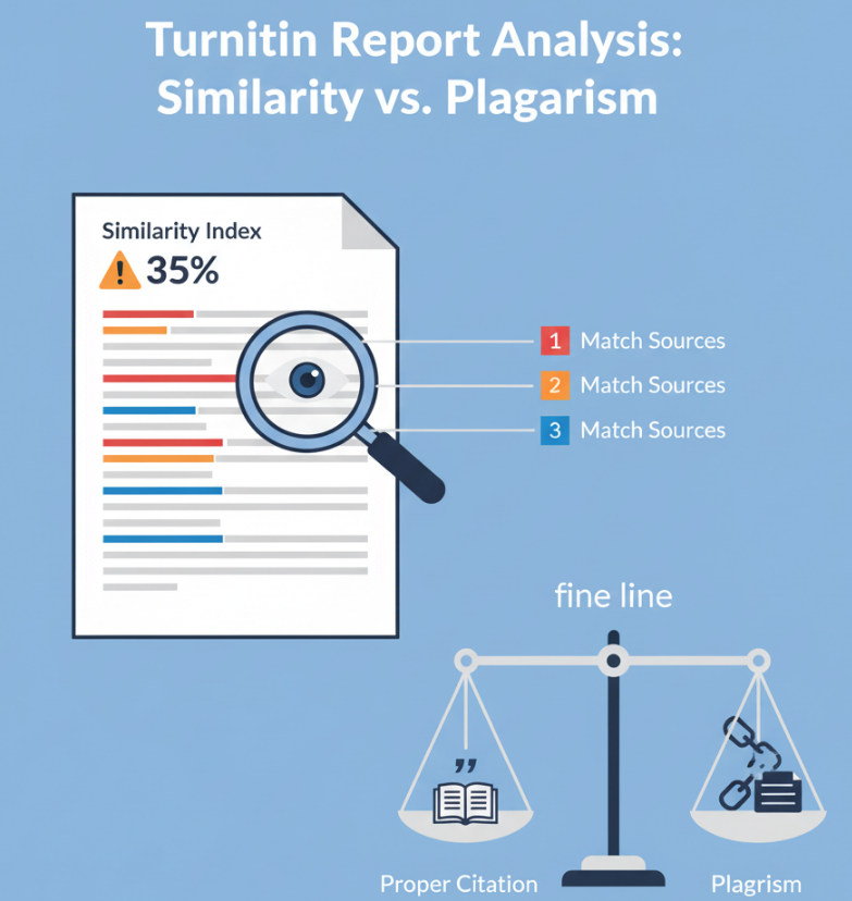 Turnitin查重报告怎么看？一文读懂查重率与抄袭的界限