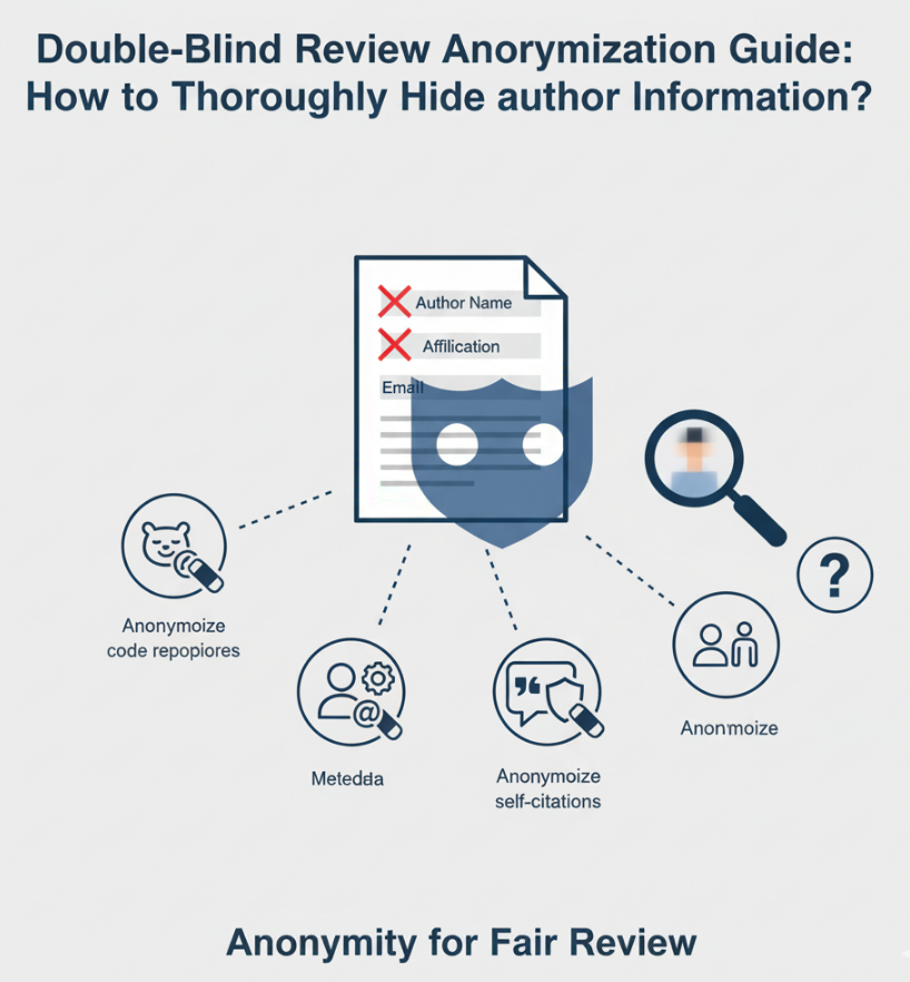 双盲审稿 (Double-blind Review) 匿名指南：如何彻底隐去作者信息？