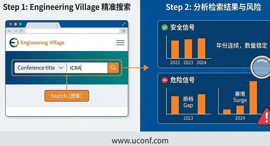 如何查询一个会议的往届 EI 检索记录?