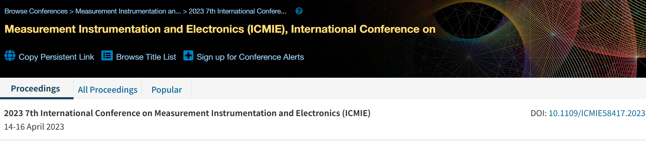 2026年第九届测量仪器与电子国际会议