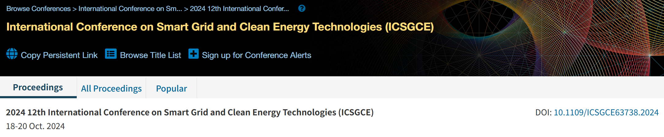 2026年第14届智能电网与清洁能源技术国际会议