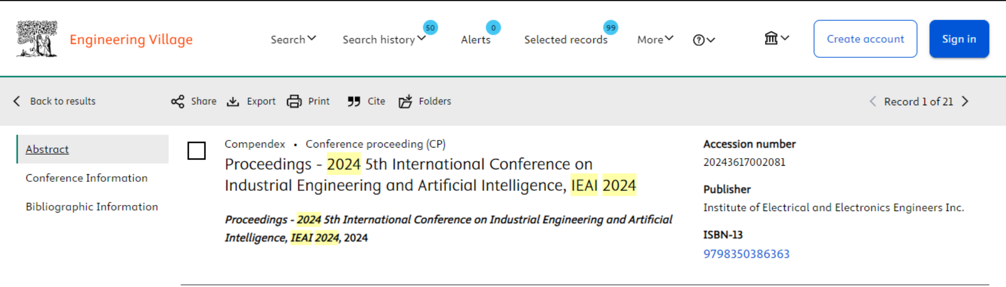 2026年第七届工业工程与人工智能国际会议