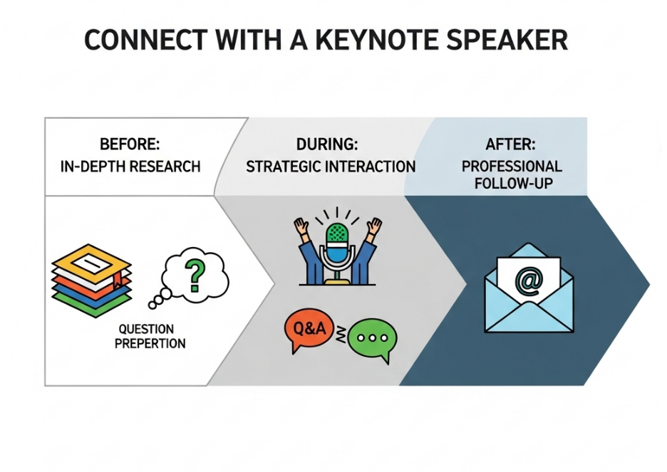 如何与Keynote Speaker建立有效联系？从准备到跟进的实战指南