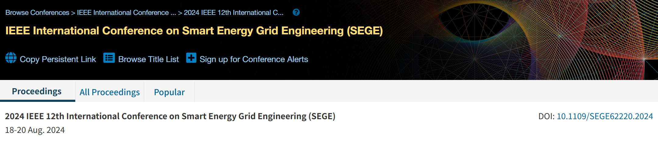 2026年IEEE第14届智能能源电网工程国际会议