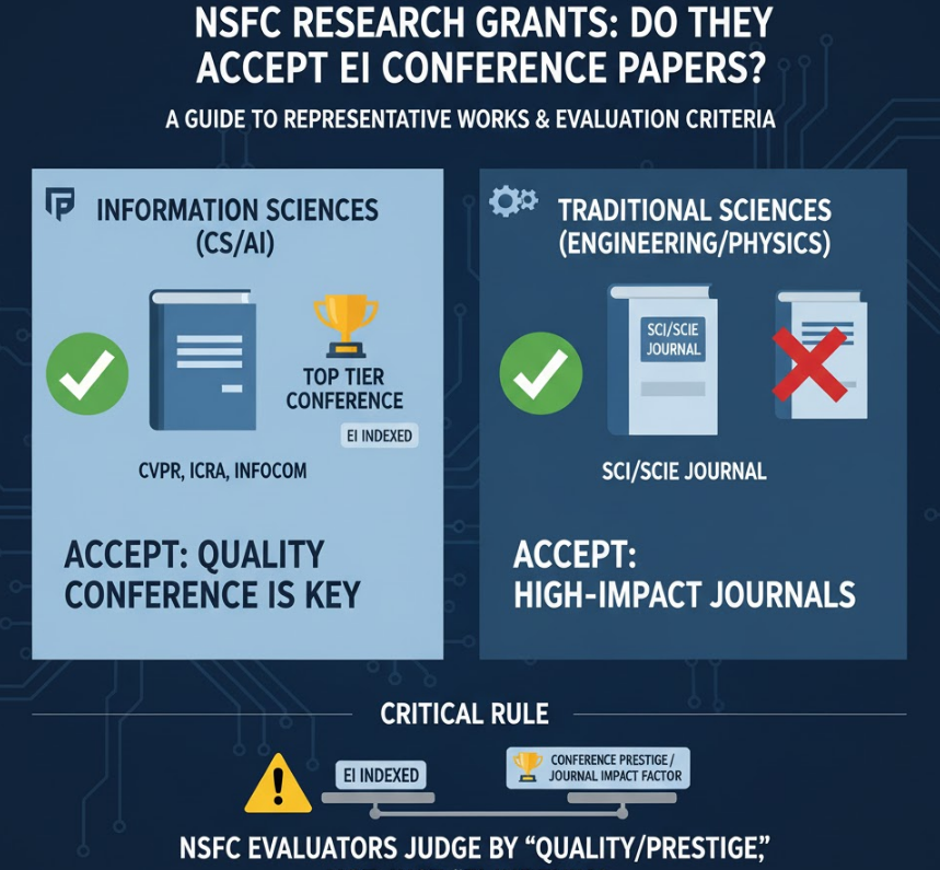 国家自然科学基金 (NSFC) 成果统计认不认 EI 会议论文？