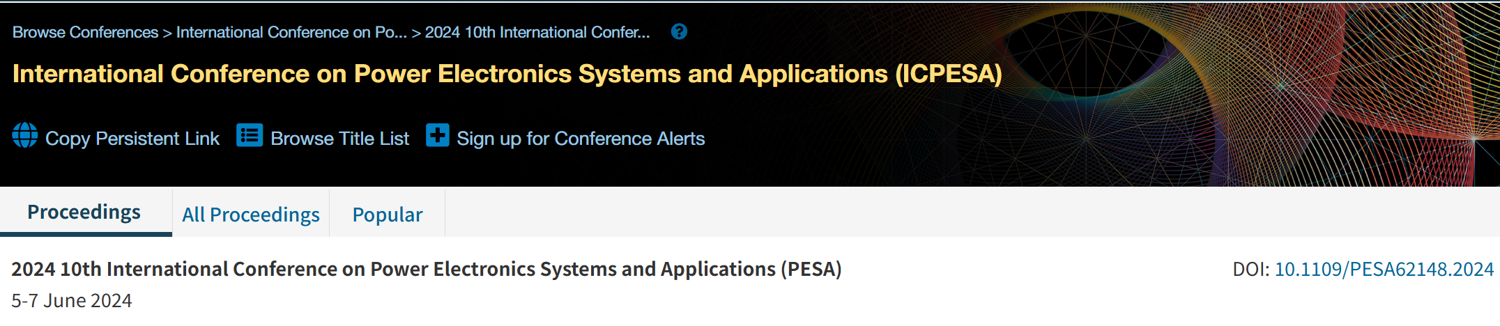 2026年第十一届电力电子系统与应用国际会议