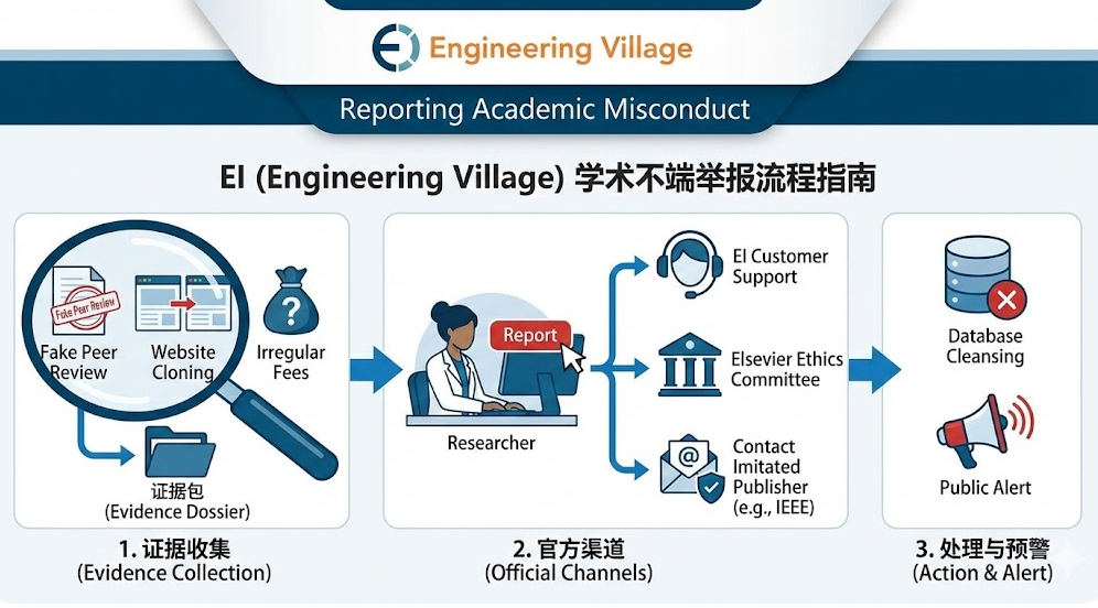 如何向 EI 官网举报虚假会议及掠夺性出版商 - 详细流程与投诉渠道指南
