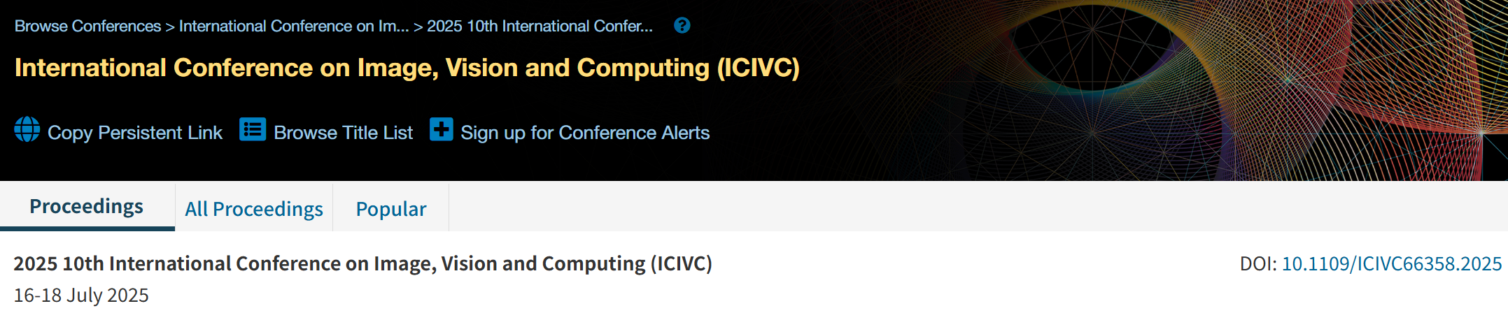 2026年第十一届图像、视觉与计算国际会议