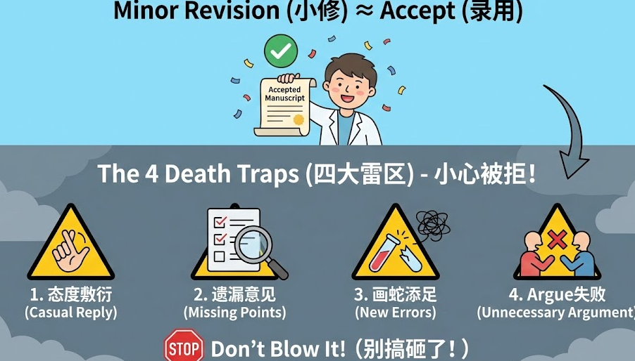 小修 (Minor Revision) 会不会被拒稿？4大雷区