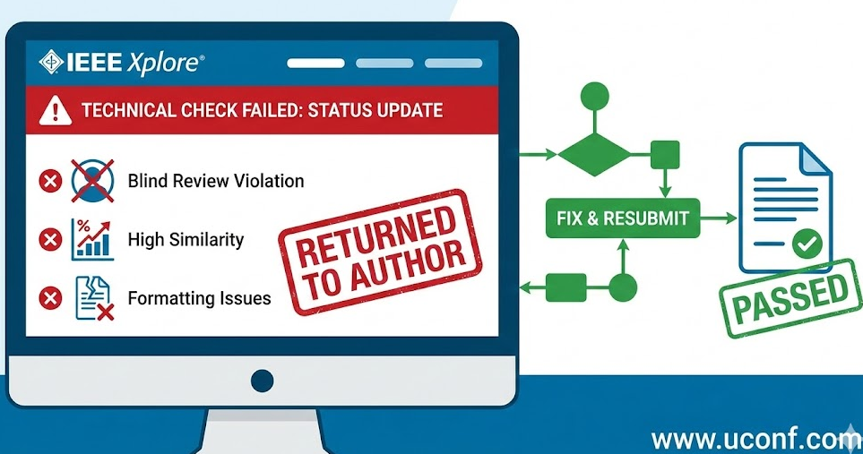 IEEE 投稿 Technical Check Failed 怎么办？5大原因排查与重投指南
