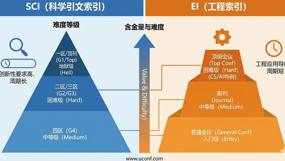 SCI 和 EI 哪个更难发？学术含金量与发表难度深度对比