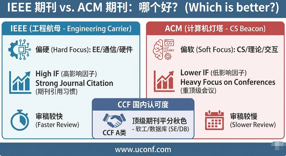 IEEE 和 ACM 期刊哪个好？计算机与电子领域选刊含金量对比