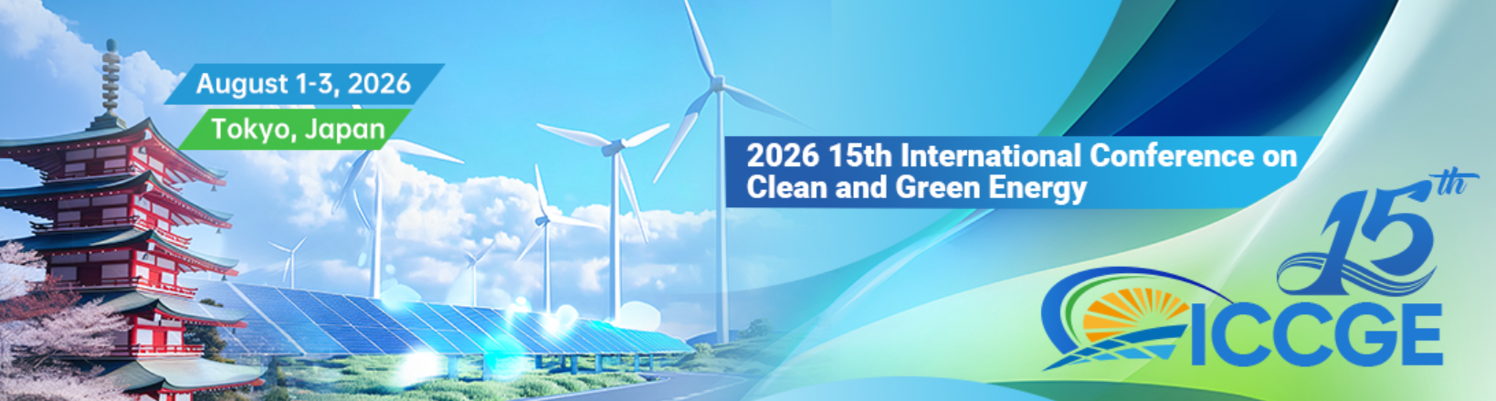 2026年第15届清洁与绿色能源国际会议