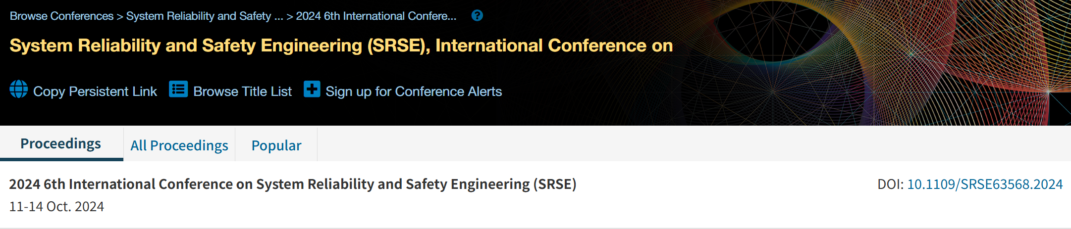 2026年第八届系统可靠性与安全工程国际会议