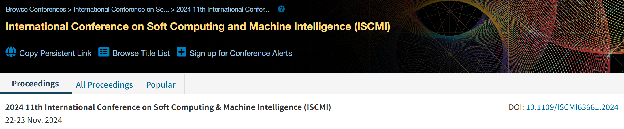 2026年第十三届软计算与机器智能国际会议