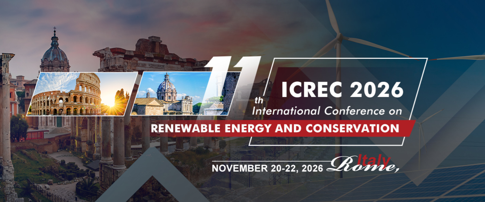 2026年第十一届可再生​​能源与节能国际会议