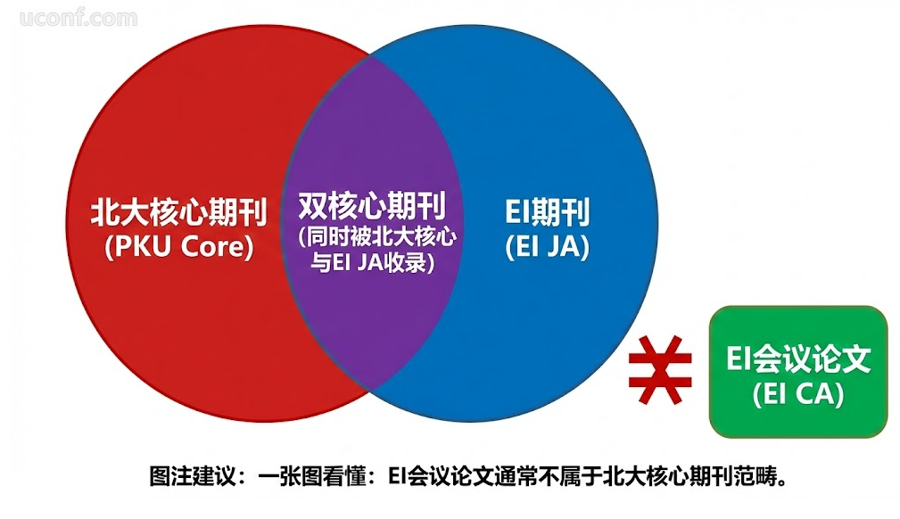 会议论文算核心期刊吗？一文读懂北大核心与EI会议的关系 (2026版)