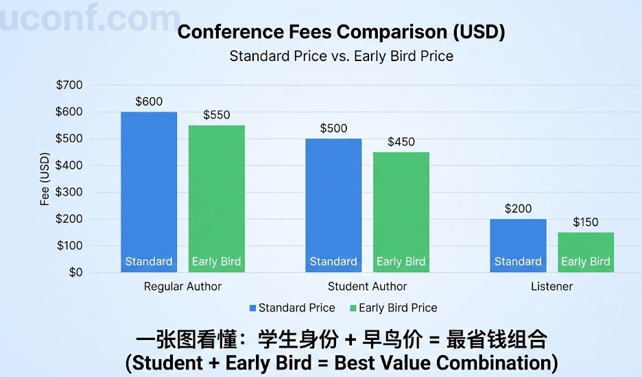 国际会议注册费一般多少钱？学生有优惠吗？(Student Rate) 2026省钱参会攻略