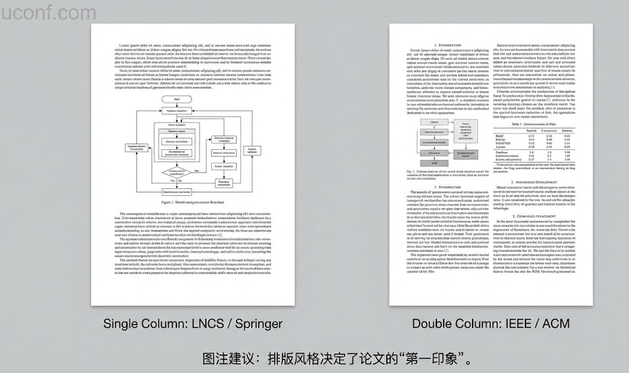 学术会议论文排版要求：单栏与双栏(Double Column)的区别及避坑指南