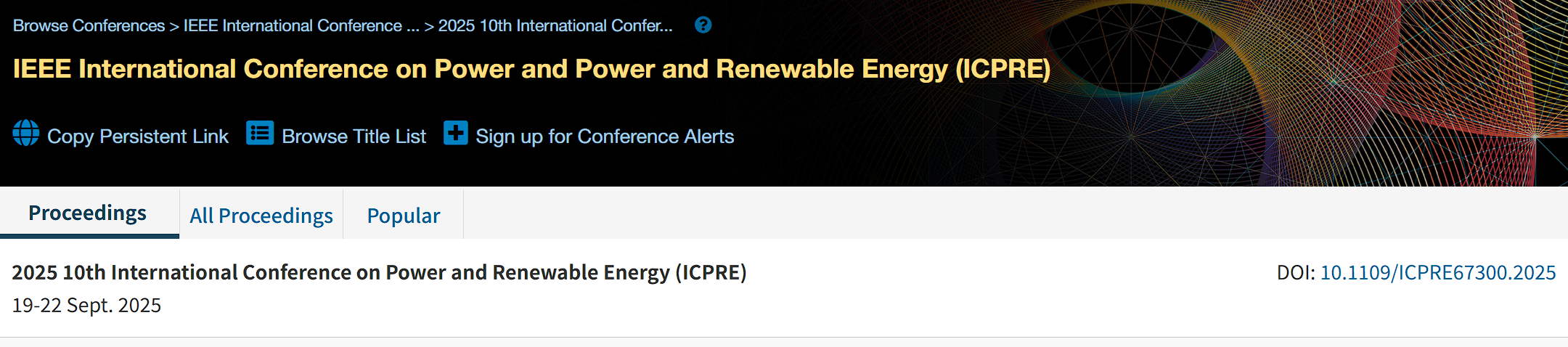 2026年第十一届动力与可再生能源国际会议