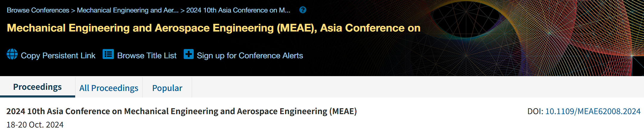 2026年第十二届机械工程与航空航天工程国际会议