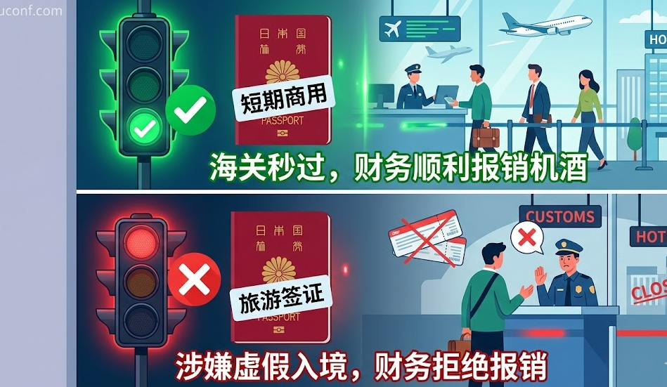 去日本参加国际学术会议，申请商务签证还是旅游签？