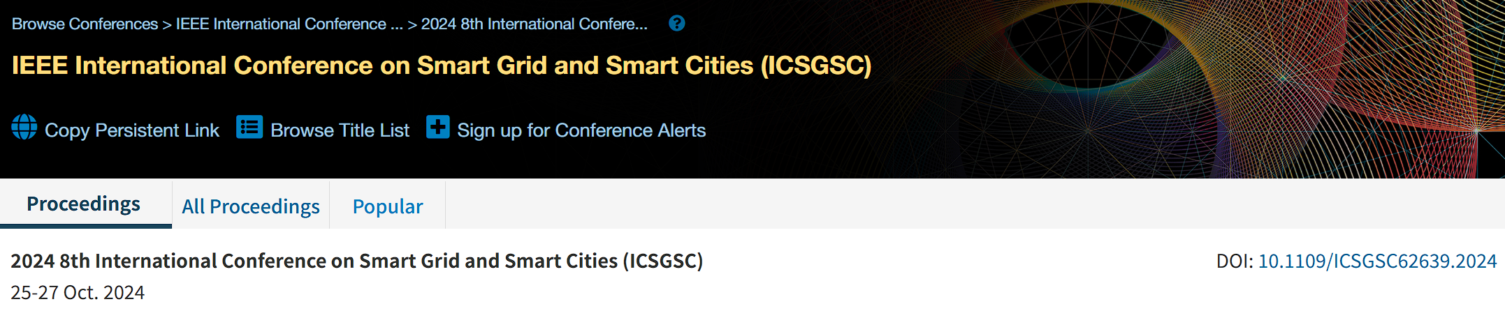 2026年第十届智能电网和智慧城市国际会议