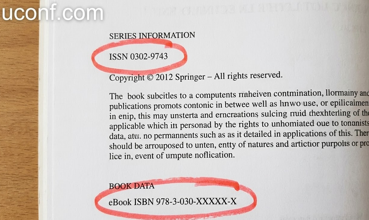 遇到顶级出版商的“丛书序列 (Book Series)”，往往会同时拥有刊号与书号，这是高规格会议的常见特征。
