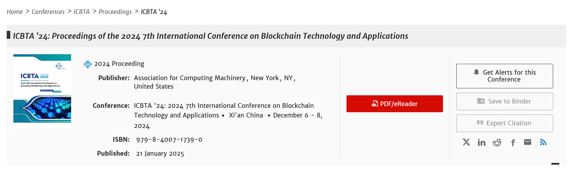 2026年第九届区块链技术与应用国际会议