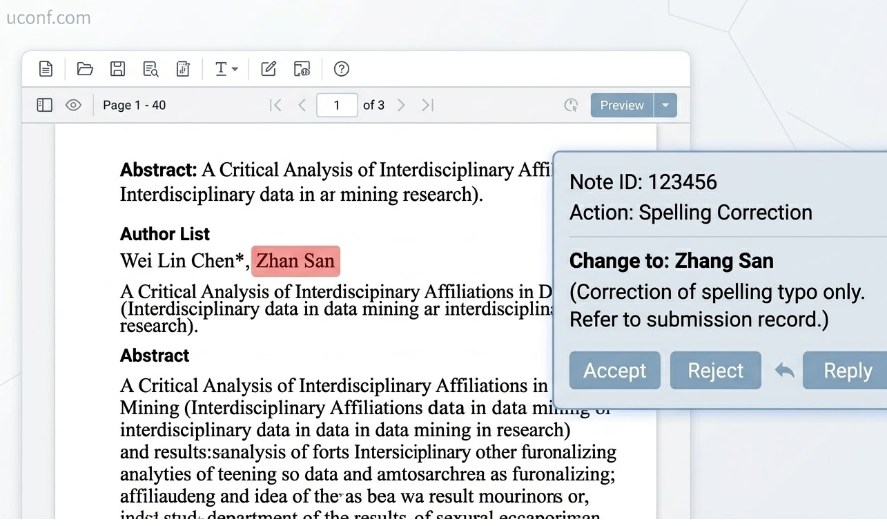 作者名字拼音写错了怎么改？论文 Proofreading (校稿) 阶段修改指南