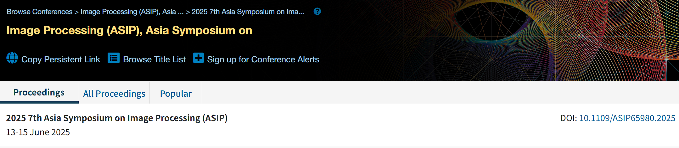 2026年第八届亚洲图像处理研讨会
