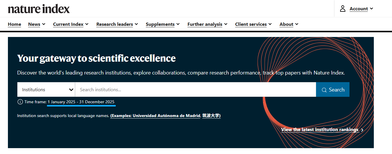TOP200!最新自然指数,出炉!