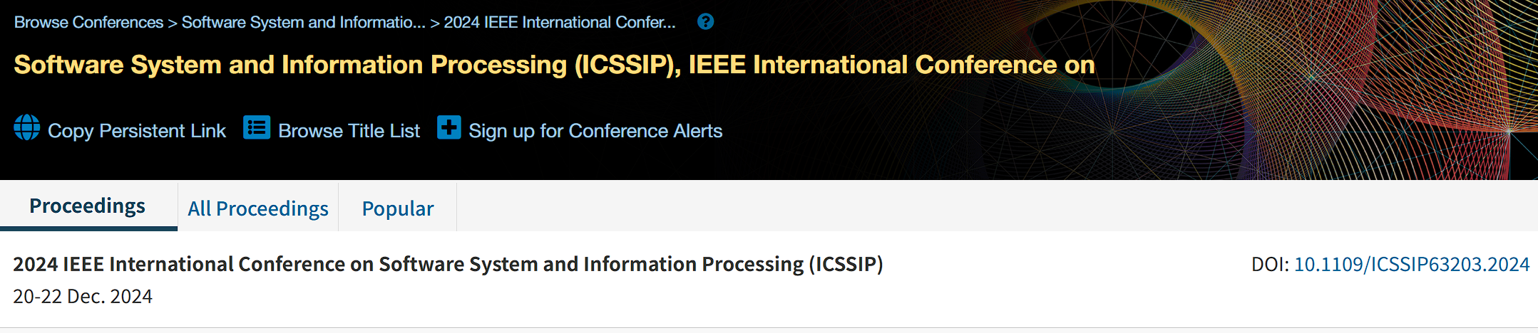 2026年第三届软件系统与信息处理国际会议