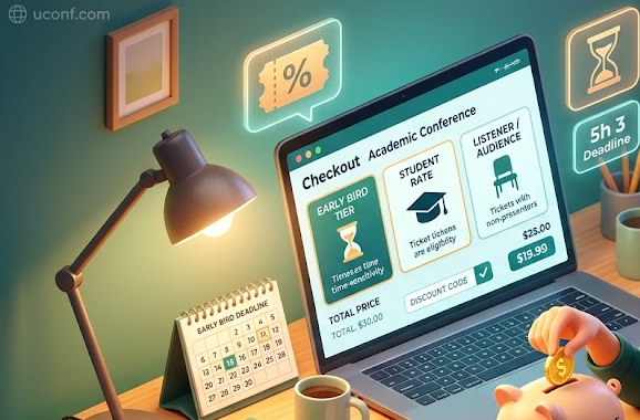 学术会议注册费太贵？深度解析 Early Bird (早鸟价)、Student Rate 与旁听席的报名性价比策略