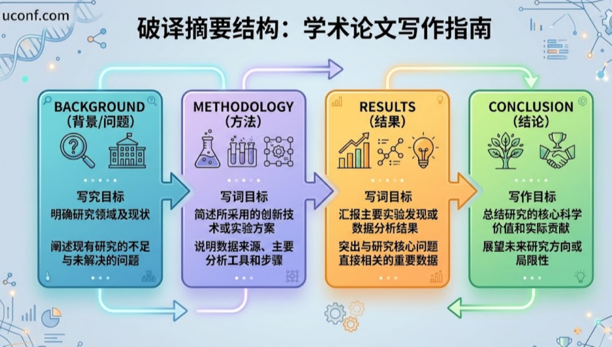 学术论文Abstract摘要怎么写？四句话结构公式+优秀范例解析
