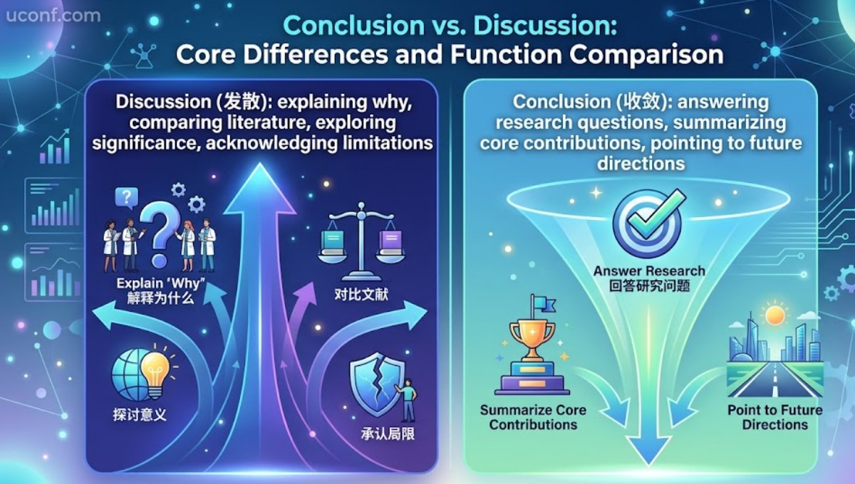 论文Conclusion和Discussion有什么区别？分别该怎么写？