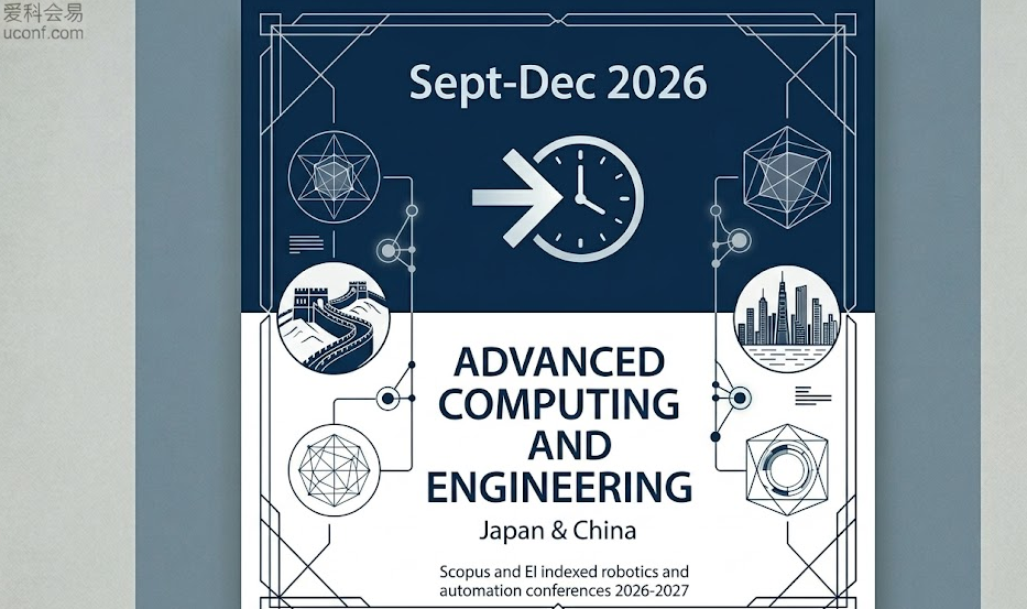 2026年9-12月见刊快的学术会议排期表 附历届录用周期与EI检索情况