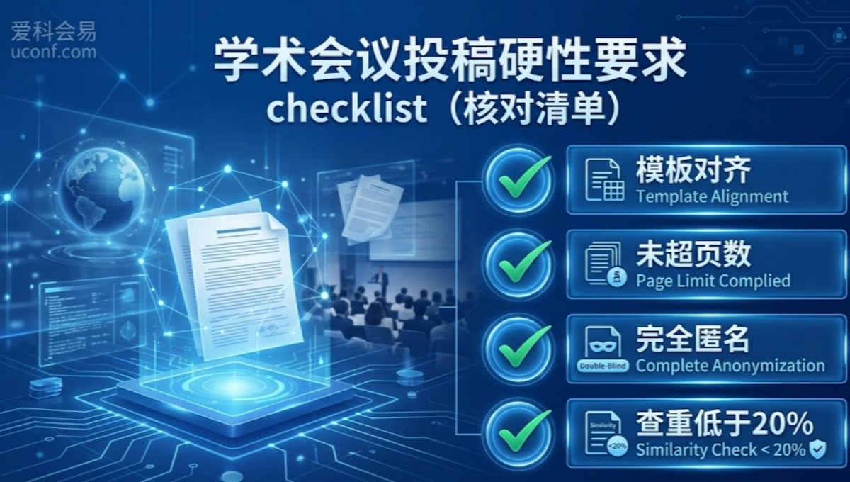 学术会议投稿要求有哪些？不想被直接退稿必看的4大硬性标准