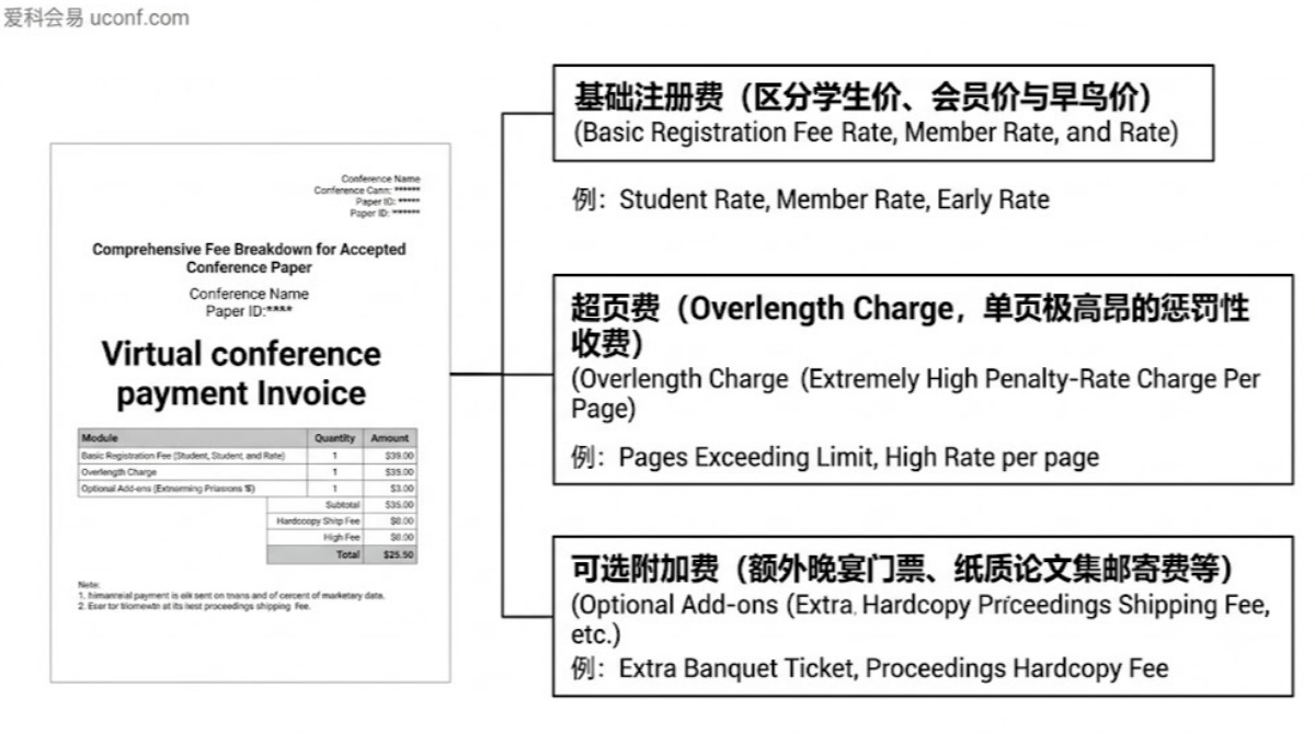 国际学术会议投稿费用全解析：注册费标准、超页费与报销避坑指南