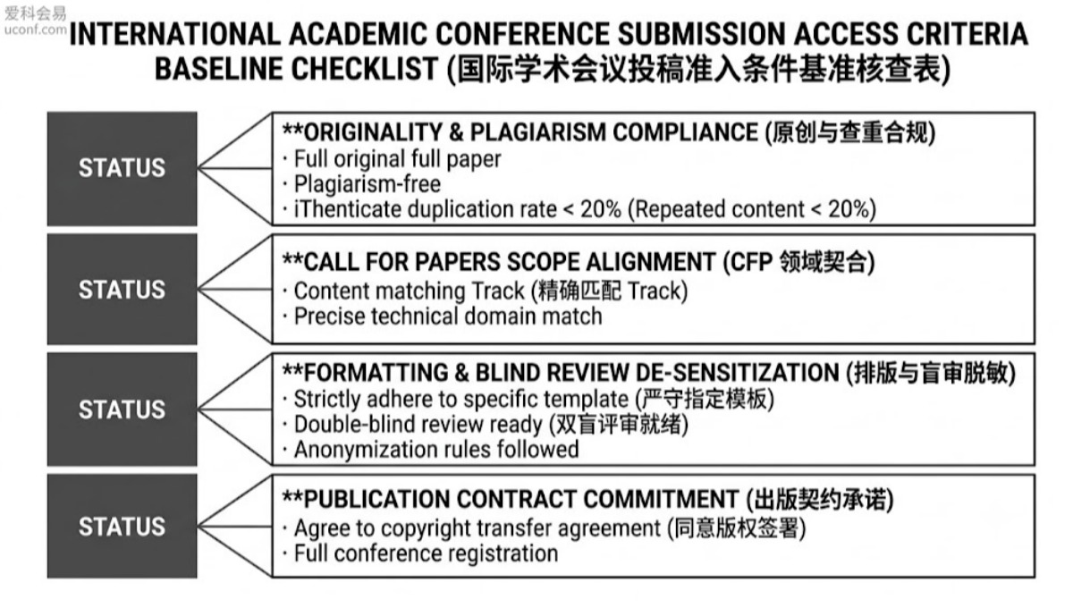 学术会议投稿需要什么条件？国际EI/Scopus会议准入标准解析