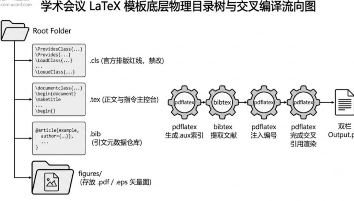 会议论文LaTeX模板怎么用？国际会议排版编译与实操避坑指南