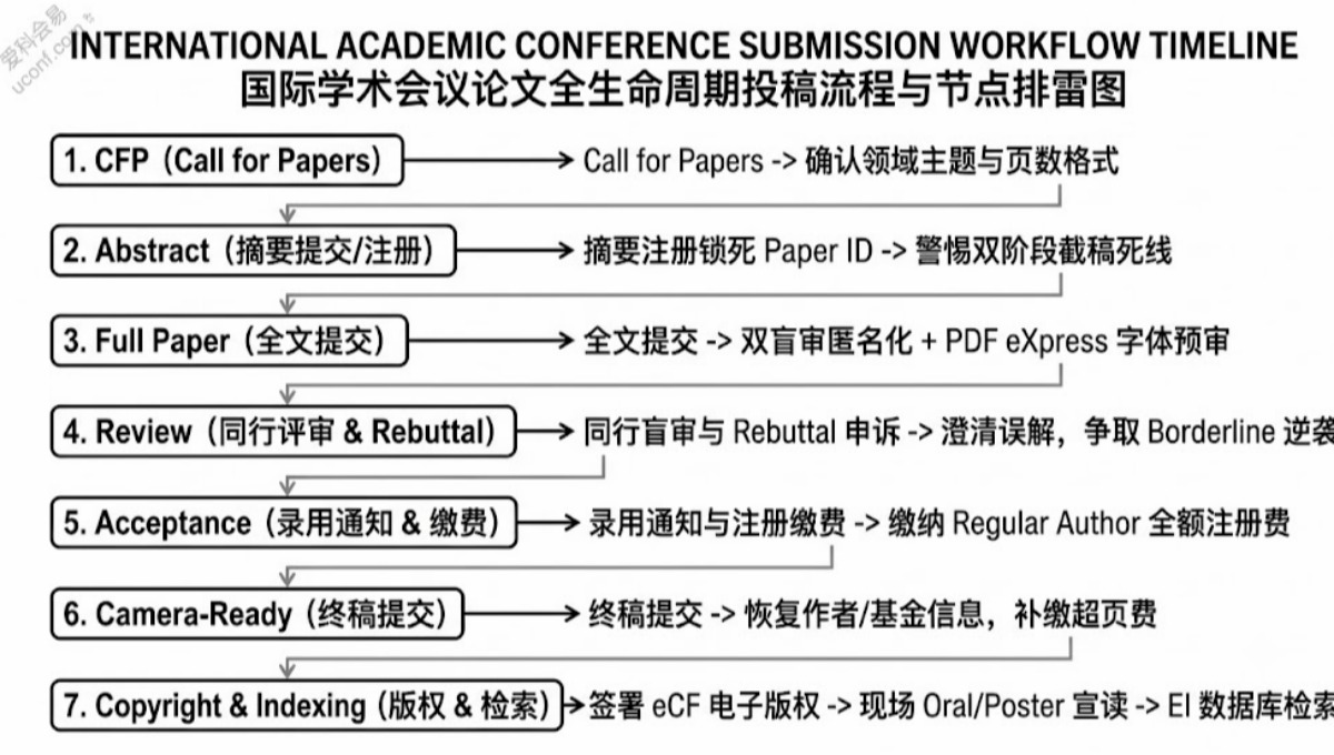 学术会议投稿流程全解析：从 Call for Papers 到 Final Paper 全周期指南
