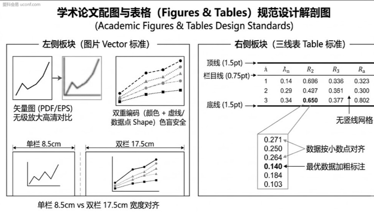 论文图表怎么做？学术论文配图规范与设计要点全解析