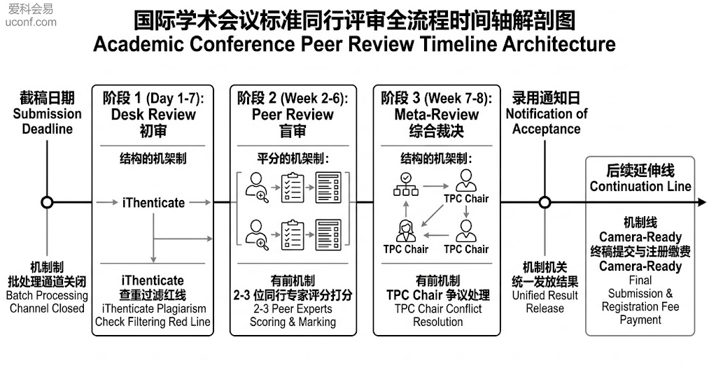 学术会议标准审稿周期全流程时间轴