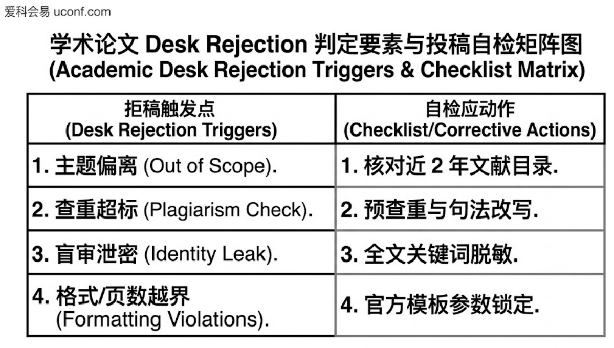 论文Desk Rejection是什么？如何避免被直接拒稿