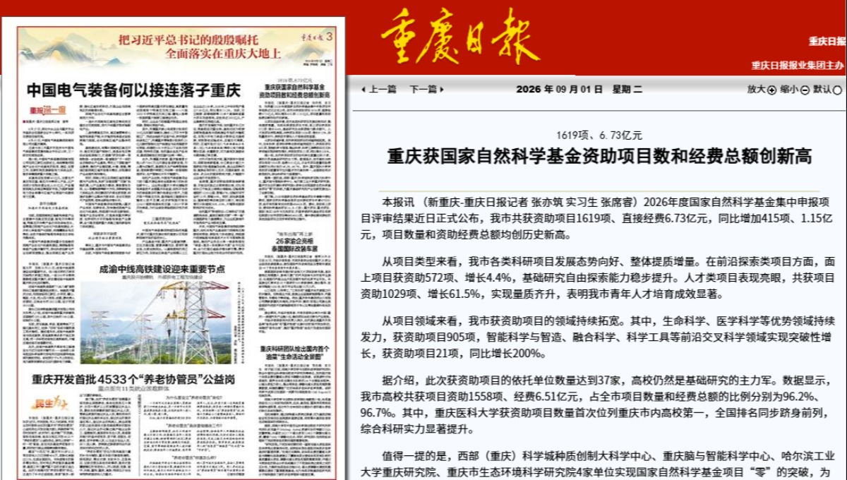 官宣：多地公布2026国自然获批情况！