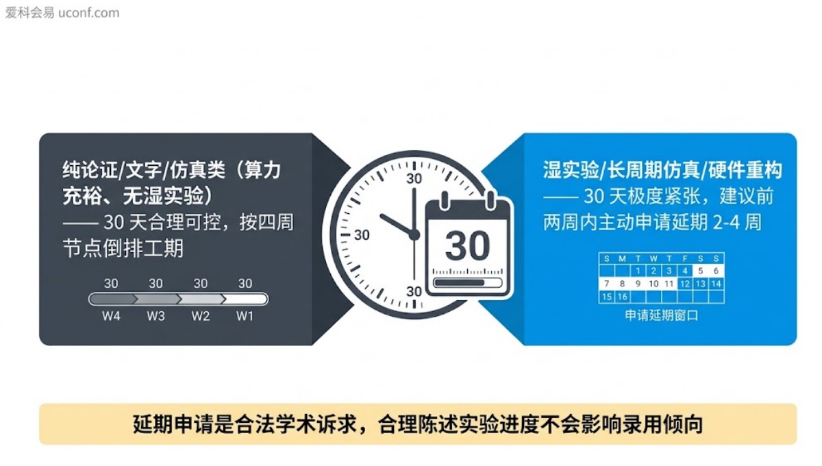 Major Revision 给一个月够吗？大修时间评估、延期申请策略与排期