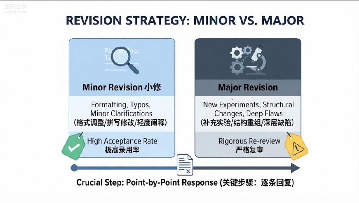 Minor Revision与Major Revision区别：修稿返修避坑全攻略