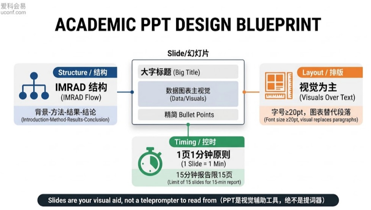 学术会议PPT怎么做才专业？结构、排版、时间控制全攻略