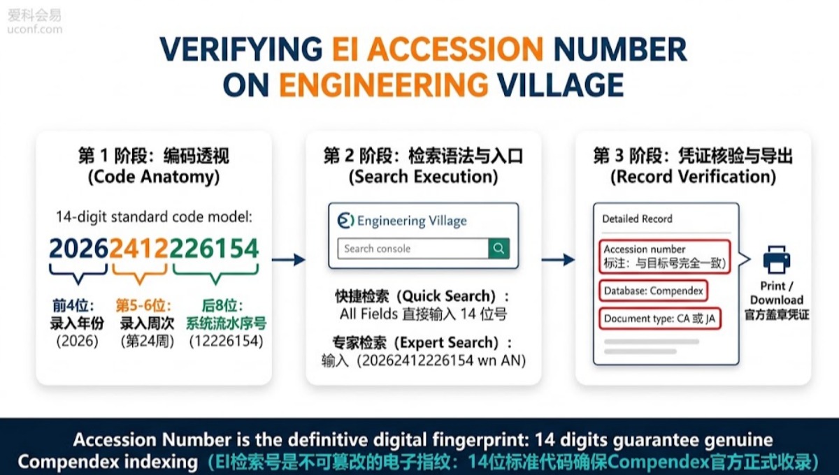 怎么通过EI Accession Number验证论文是否收录？附Engineering Village查询教程